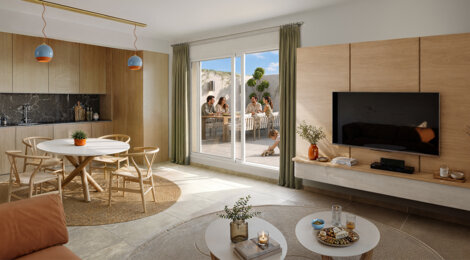 Programme immobilier neuf Le Jardin de Sainte-Croix - Les Sables-d’Olonne appartements avec terrasse près de la Grande Plage (85100) - Référence : 17528