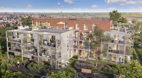 Programme immobilier neuf Mimétik - Lesquin quartier résidentiel à deux pas de la gare (59810) - Référence : 12002