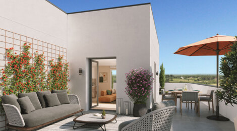 Programme immobilier neuf Naturéva - Lieusaint : Appartements T2–T5 avec toits-terrasses et espaces verts au cœur de l’écoquartier (77127) - Référence : 14183