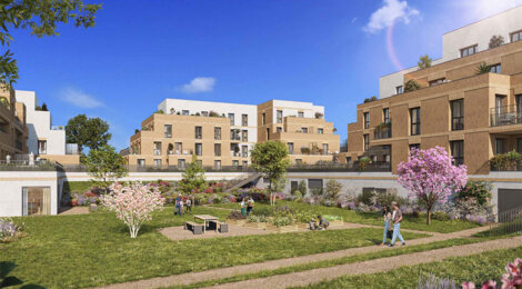 Programme immobilier neuf Naturéva - Lieusaint : Appartements T2–T5 avec toits-terrasses et espaces verts au cœur de l’écoquartier (77127) - Référence : 14183