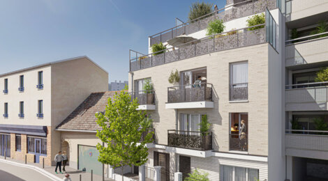 Programme immobilier neuf COSY PARIS - Lilas à 20 min de Paris par le métro 11 (93260) - Référence : 8968