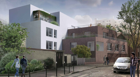 Programme immobilier neuf VILLA CLARA - L’Île-Saint-Denis à proximité du tram T1 et RER D (93450) - Référence : 17054
