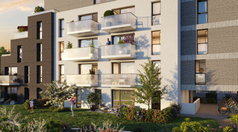 Programme immobilier neuf Villa Saint-Maurice - Lille, appartements avec extérieur dans le quartier Saint-Maurice (59000) - Référence : 17582