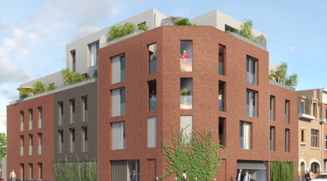 Programme immobilier neuf Gentry Fox - Lille : Appartements T2–T4 avec duplex, système Vigik et proximité Jardin des Plantes (59000) - Référence : 11452