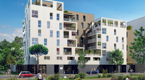 Programme immobilier neuf SIGNATURE - Lingolsheim : Appartements T2–T3 avec terrasses, balcons et parking sécurisé dans l’écoquartier des Tanneries (67380) - Référence : 5523
