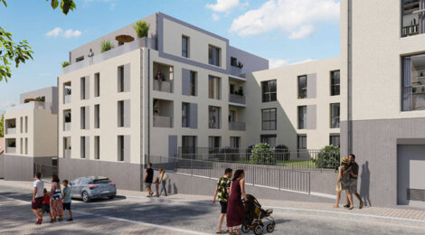 Programme immobilier neuf Renaissance - Linselles : appartements neufs du 2 au 4 pièces en plein cœur de ville (59126) - Référence : 15100