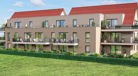Programme immobilier neuf MELODIA - Lipsheim dans un cadre verdoyant aux vues dégagées (67640) - Référence : 17017