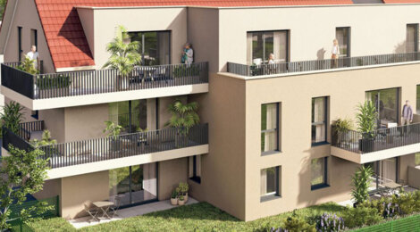 Programme immobilier neuf MELODIA - Lipsheim dans un cadre verdoyant aux vues dégagées (67640) - Référence : 17017