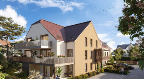 Programme immobilier neuf DOMAINE DE LA BOISSERIE - Lipsheim taille humaine à moins de 10 min à vélo de la gare (67640) - Référence : 11806