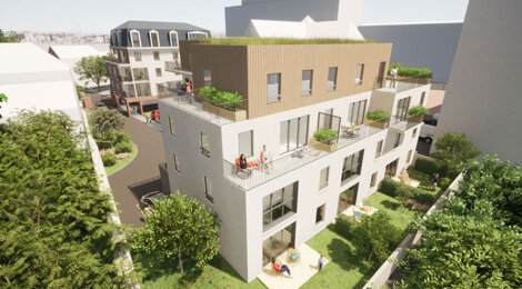 Programme immobilier neuf Les Villas Hennuyer - Lisieux hyper centre proche Deauville (14100) - Référence : 11635
