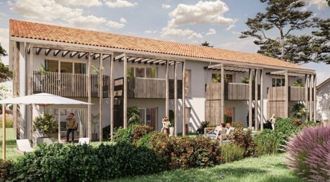 Programme immobilier neuf Stellaria - Lit-et-Mixe : 23 appartements neufs à 10 min de Contis, nature et confort balnéaire (40170) - Référence : 15479