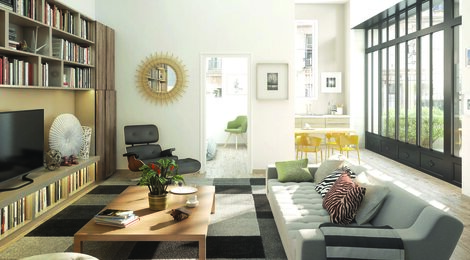 Programme immobilier neuf LE CLOS AGNES SOREL - Loches, résidence réhabilitée Malraux à 250 m du jardin public et proximité commerces (37600) - Référence : 11166