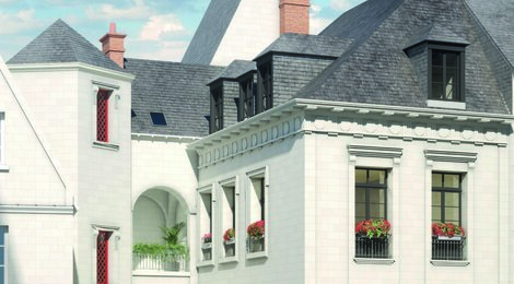 Programme immobilier neuf LE CLOS AGNES SOREL - Loches, résidence réhabilitée Malraux à 250 m du jardin public et proximité commerces (37600) - Référence : 11166