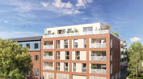 Programme immobilier neuf L'Alcôve - Loos : Appartements T2–T4 avec terrasses, parking résident et proximité Lille (59120) - Référence : 9869