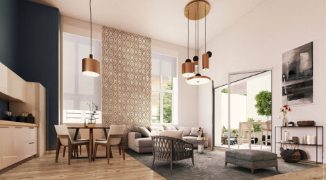 Programme immobilier neuf TRESOR - Lorient : 18 appartements neufs du 2 au 5 pièces en hyper centre proche des commodités (56100) - Référence : 14990