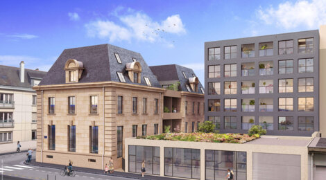 Programme immobilier neuf TRESOR - Lorient : 18 appartements neufs du 2 au 5 pièces en hyper centre proche des commodités (56100) - Référence : 14990