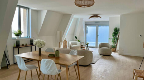 Programme immobilier neuf TRESOR - Lorient : 18 appartements neufs du 2 au 5 pièces en hyper centre proche des commodités (56100) - Référence : 14990