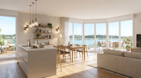 Programme immobilier neuf O' SCORFF - Lorient résidence contemporaine près du Bois du Château (56100) - Référence : 17350