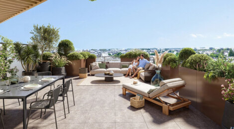 Programme immobilier neuf IMAGINA - Lorient résidence neuve à 12 min à pied de la gare TER (56100) - Référence : 15676