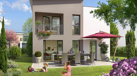 Programme immobilier neuf LE DOMAINE SISLEY - Louveciennes : Appartements T1–T4 et villas duplex avec jardins, terrasses et garages près de la mairie (78430) - Référence : 717