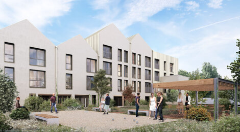 Programme immobilier neuf Reverso Louviers - Louviers : 84 appartements neufs à 300 m de la Place Ernest Thorel, espaces verts et LMNP (27400) - Référence : 14681