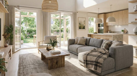 Programme immobilier neuf GREEN VALLEY PHASE 2.3 - Louviers appartements et maisons neuves proches centre-ville (27400) - Référence : 14684