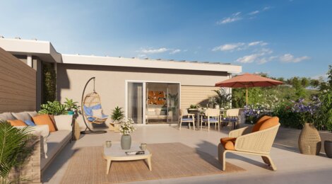 Programme immobilier neuf GREEN VALLEY PHASE 1 - Louviers : Appartements T2–T3 et maisons T3–T5 avec terrasses, jardins privatifs et proximité centre-ville (27400) - Référence : 18414