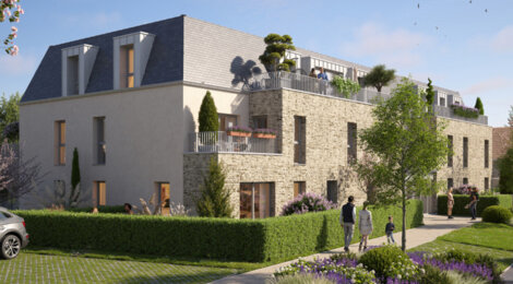 Programme immobilier neuf DOMAINE DE JEANNE - Luc-sur-Mer proche des plages et de Caen (14530) - Référence : 18265