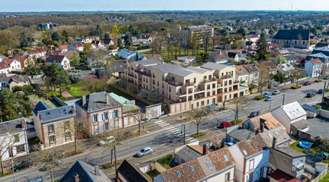 Programme immobilier neuf Passage Pléiade - Luisant : appartements neufs du 2 au 5 pièces en cœur de Place Centrale (28600) - Référence : 10113