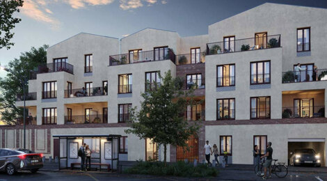Programme immobilier neuf Passage Pléiade - Luisant : appartements neufs du 2 au 5 pièces en cœur de Place Centrale (28600) - Référence : 10113