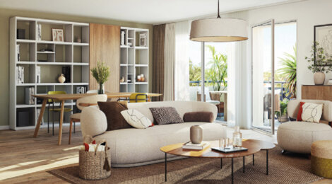 Programme immobilier neuf GFI - L'Aparté - Luisant studios lumineux dans un cadre résidentiel verdoyant (28600) - Référence : 17391