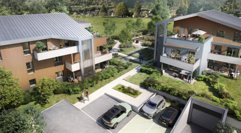 Programme immobilier neuf LES BELLES CIMES - Lumbin adresse verdoyante proche Crolles et Grenoble (38660) - Référence : 17514