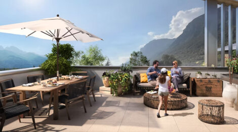 Programme immobilier neuf LES BELLES CIMES - Lumbin adresse verdoyante proche Crolles et Grenoble (38660) - Référence : 17514