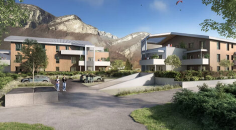 Programme immobilier neuf LES BELLES CIMES - Lumbin adresse verdoyante proche Crolles et Grenoble (38660) - Référence : 17514
