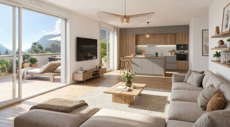 Programme immobilier neuf LES BELLES CIMES - Lumbin adresse verdoyante proche Crolles et Grenoble (38660) - Référence : 17514