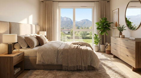 Programme immobilier neuf LES BELLES CIMES - Lumbin adresse verdoyante proche Crolles et Grenoble (38660) - Référence : 17514