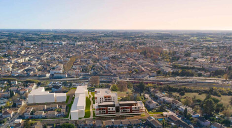 Programme immobilier neuf LA MANUFACTURE D - Lunel : appartements neufs T2–T4 proche de la gare TER (34400) - Référence : 15166