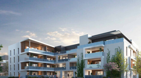 Programme immobilier neuf LA MANUFACTURE A - Lunel : Appartements T2–T4 avec terrasses, toits-terrasses et proximité centre-ville à 10 min à pied (34400) - Référence : 14496