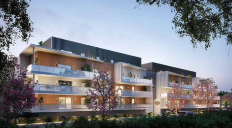 Programme immobilier neuf LA MANUFACTURE A - Lunel : Appartements T2–T4 avec terrasses, toits-terrasses et proximité centre-ville à 10 min à pied (34400) - Référence : 14496