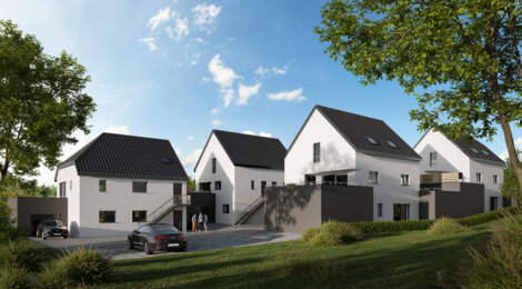 Programme immobilier neuf Les DUOS de Larende - Lutzelhouse : appartements DUO neufs de 3 et 4 pièces à 20 min de Molsheim (67130) - Référence : 7576