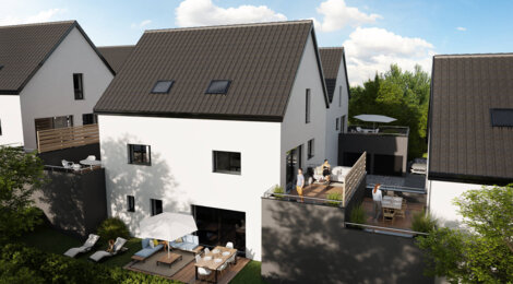 Programme immobilier neuf Les DUOS de Larende - Lutzelhouse : appartements DUO neufs de 3 et 4 pièces à 20 min de Molsheim (67130) - Référence : 7576