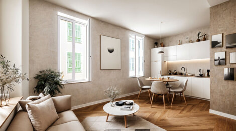 Programme immobilier neuf OPERA   (***ACTABLE) - Lyon 01 : Studios Small–XL avec charme renaissance et dispositif Malraux à deux pas de l’Hôtel de Ville (69001) - Référence : 5500