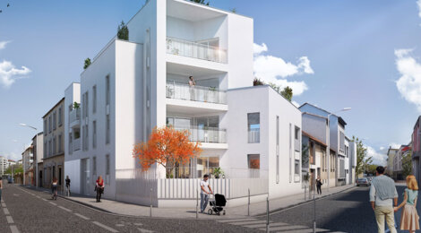 Programme immobilier neuf Orkidée - Lyon 03 quartier Monchat à deux pas du parc Bazin (69003) - Référence : 13731