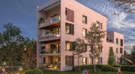 Programme immobilier neuf INITYAL - Lyon 03 quartier Monchat proche tram T6 (69003) - Référence : 16702