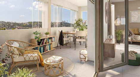 Programme immobilier neuf Lumière du parc - Lyon 07 à 5 min de la place Jean Macé (69007) - Référence : 17771