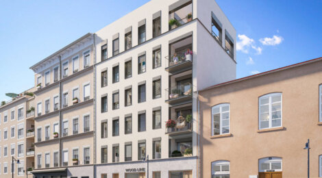 Programme immobilier neuf Wood Line - Lyon 07 à deux pas des quais du Rhône et des TCL (69007) - Référence : 16044
