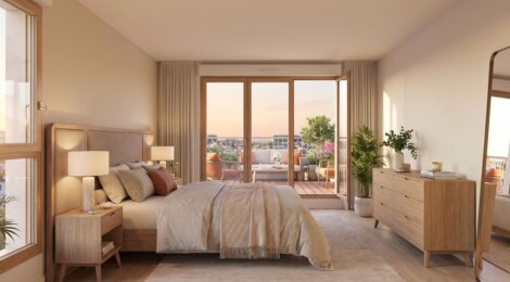 Programme immobilier neuf Céleste - Lyon 08 : 40 appartements neufs 2 à 5 pièces au pied du tramway T6 et du métro D (69008) - Référence : 16019