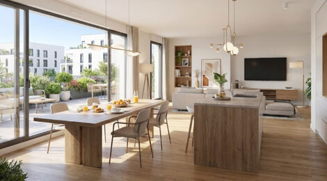 Programme immobilier neuf LUMINANCE - Lyon 08 à 8 min à pied du tramway T6 (69008) - Référence : 17233