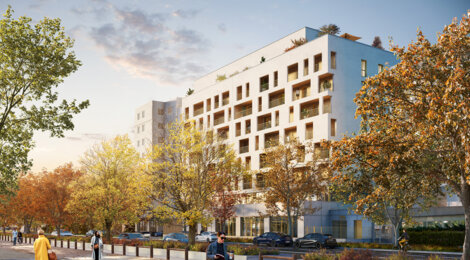 Programme immobilier neuf Cinetik - Lyon 08 : appartements neufs du studio au T5 à 10 min du tram T2 Villon (69008) - Référence : 15938