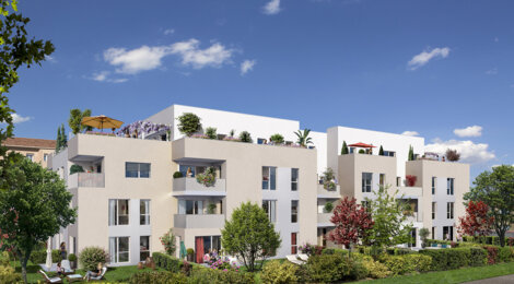 Programme immobilier neuf Plain'Itude - Lyon 08 : Appartements T2–T4 avec terrasses, villas sur toit et parking sécurisé au pied du tramway T4 (69008) - Référence : 4912